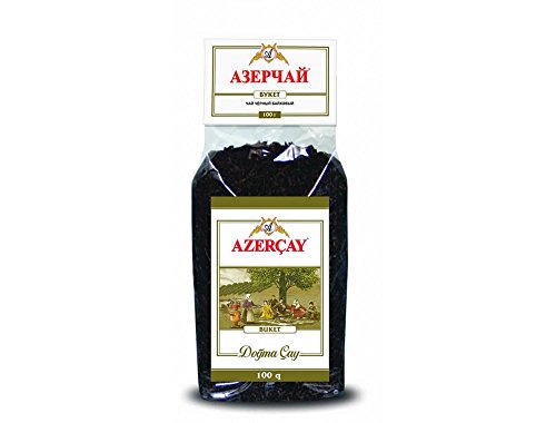 AZERCAY BUKET schwarzer Tee klare Verpackung - aus Aserbaidschan lose/Dogma Cay (100 gr) von Azercay