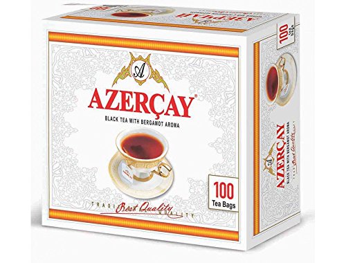 AZERCAY schwarzer Tee mit Bergamottearoma 200 g aus Aserbaidschan 100 Teebeutel a 2 g / Dogma Cay von Azercay