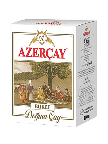 AZERCAY Tee "Buket" lose -100 g Aserbaidschanischer Schwarzer Tee mit Luxtor L??ffel ? Aromatischer Loser Tee AZERCAY Tee "Buket" lose -100 g Aserbaidschanischer Schwarzer Tee mit Luxtor L??ffel ? Aromatischer Loser Tee von Azercay