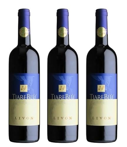 3x 0,75l - 2021er - Livon - TiareBlù - Rosso delle Venezie I.G.P. - Veneto - Italien - Rotwein trocken 3x 0,75l - 2021er - Livon - TiareBlù - Rosso delle Venezie I.G.P. - Veneto - Italien - Rotwein trocken von Azianda Agricola Livon