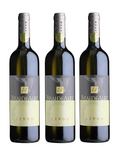 3x 0,75l - 2022er - Livon - Braide Alte - Bianco delle Venezie I.G.P. - Veneto - Italien - Weißwein trocken 3x 0,75l - 2022er - Livon - Braide Alte - Bianco delle Venezie I.G.P. - Veneto - Italien - Weißwein trocken von Azianda Agricola Livon