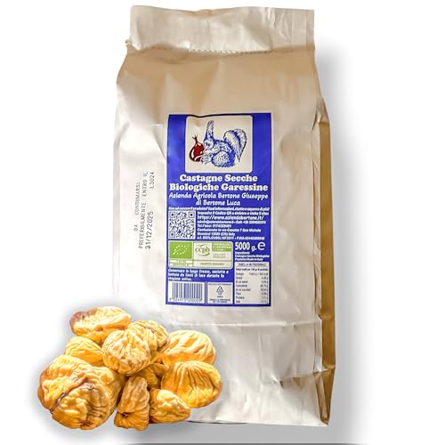 Getrocknete Kastanien (Bio und Italienisch) 1 Beutel mit 5 kg von Azienda Agricola Bertone Giuseppe di Bertone Luca