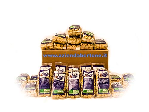 Kastanien Getrocknete Maronen , Bio italienisch (Garessine) (7 Kg) (28 Packungen mit 250g) von Azienda Agricola Bertone Giuseppe di Bertone Luca