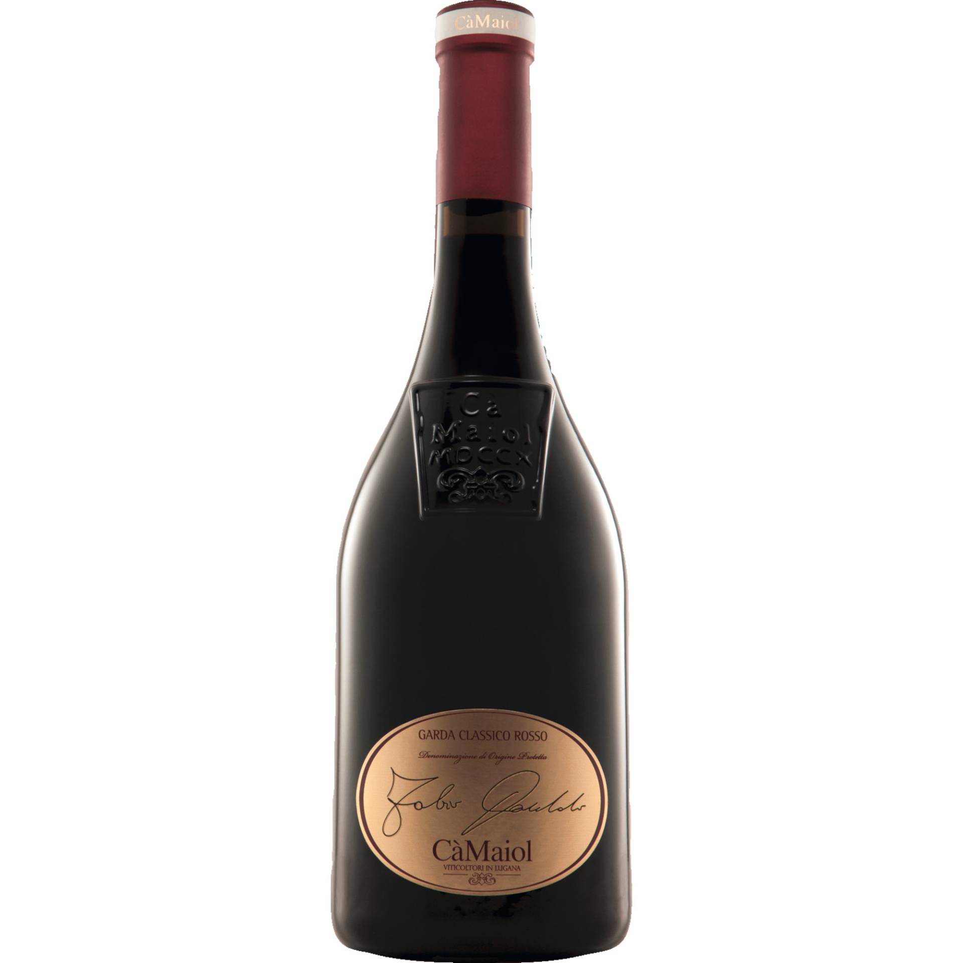 Ca Maiol Fabio Contato Rosso, Garda DOP, Lombardei, 2018, Rotwein von Azienda Agricola Cà Maiol,25015,Desenzano del Garda,Italien