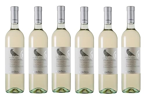 6x 0,75l - 2023er - Contesa - Vigna Corvino - Trebbiano d'Abruzzo D.O.P. - Italien - Weißwein trocken 6x 0,75l - 2023er - Contesa - Vigna Corvino - Trebbiano d'Abruzzo D.O.P. - Italien - Weißwein trocken von Azienda Agricola Contesa