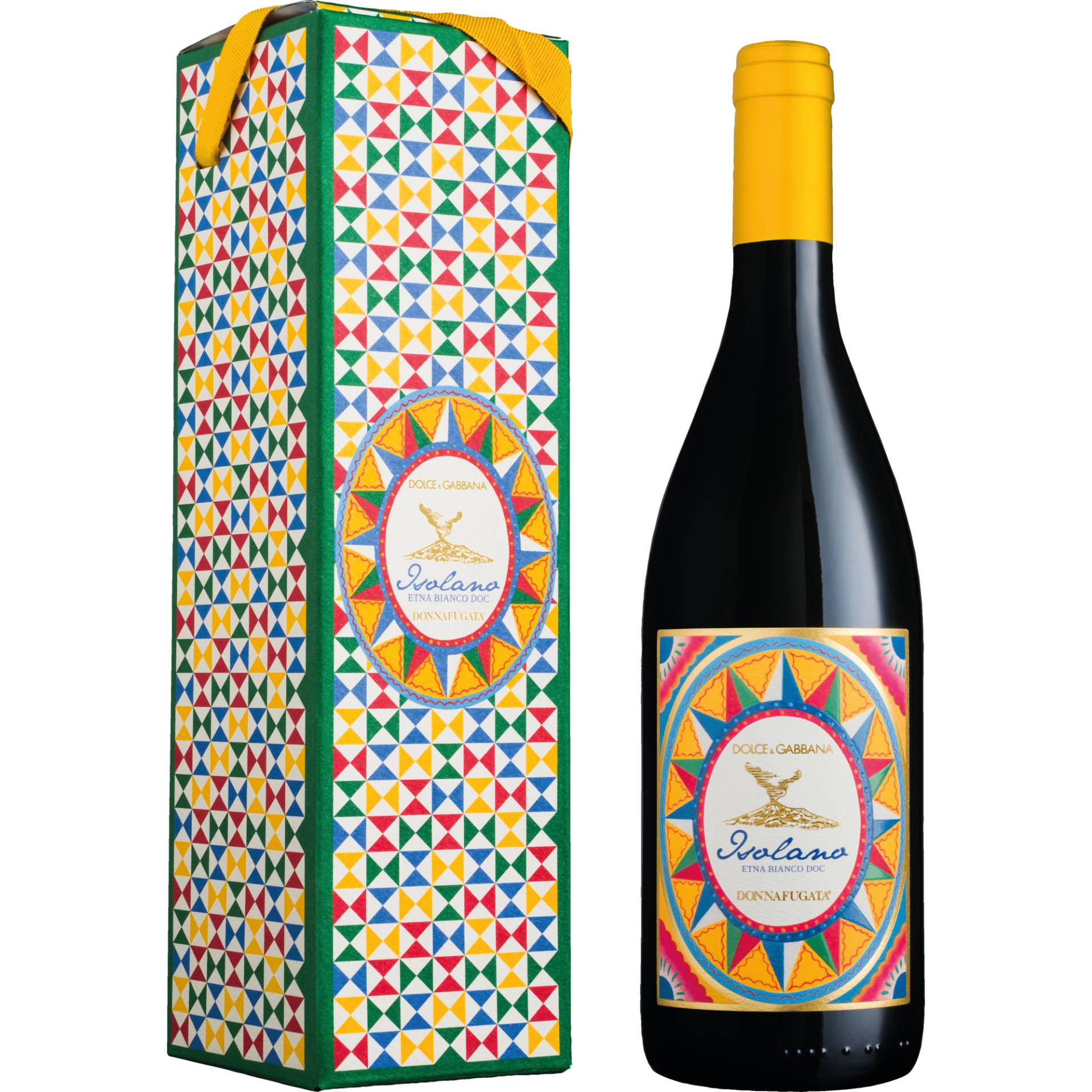 Donnafugata and Dolce & Gabbana Isolano, Etna Bianco DOC, Geschenketui, Sizilien, 2019, Weißwein von Azienda Agricola Donnafugata Srl, Marsala, Italia