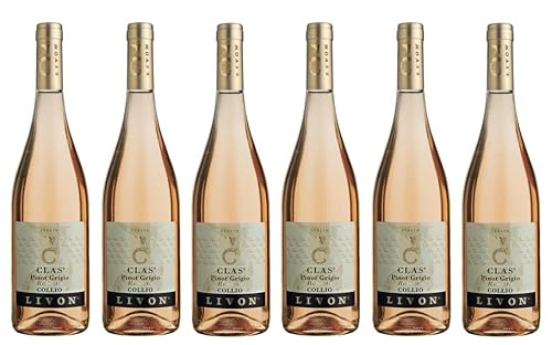 6x 0,75l - 2022er - Livon - Clas - Pinot Grigio Ramato - Collio D.O.P. - Friaul - Italien - Weißwein trocken 6x 0,75l - 2022er - Livon - Clas - Pinot Grigio Ramato - Collio D.O.P. - Friaul - Italien - Weißwein trocken von Azienda Agricola Livon