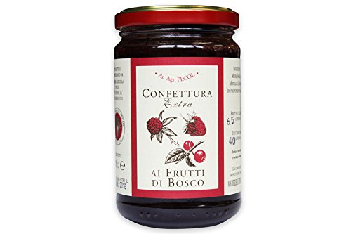 Italienische Konfitüre Extra Waldfrüchte - 65% Fruchtgehalt ohne Pektin, ohne Gelatine 320gr Italienische Konfitüre Extra Waldfrüchte - 65% Fruchtgehalt ohne Pektin, ohne Gelatine 320gr von Azienda Agricola Pecol