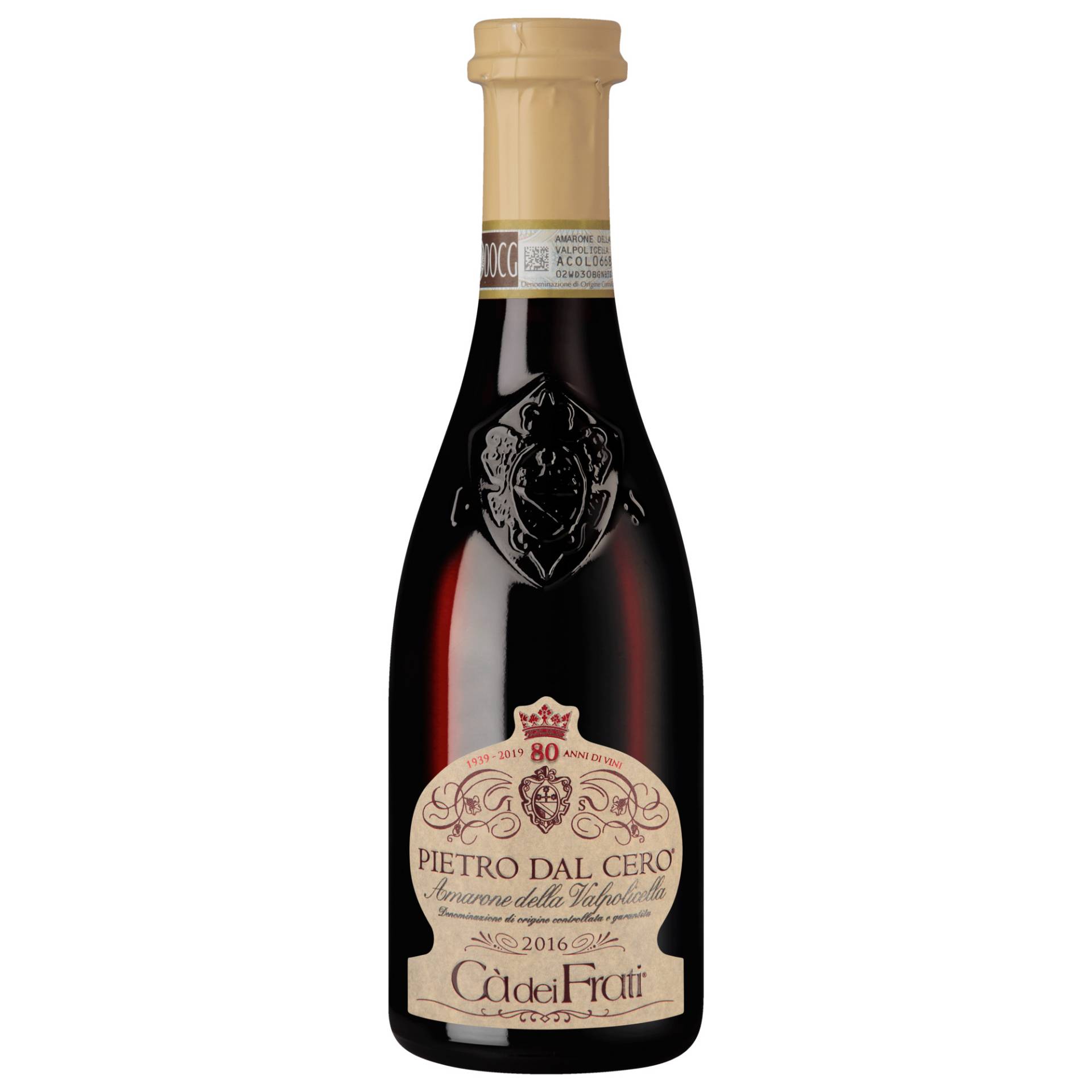Pietro dal Cero Amarone, Amarone della Valpolicella DOCG, 0,375 l, Venetien, 2016, Rotwein Pietro dal Cero Amarone, Amarone della Valpolicella DOCG, 0,375 l, Venetien, 2016, Rotwein von Azienda Agricola ca dei Frati di Dal Cero Pietro e Figli S.Ag.S Vitocoltori in Lugana di Simione-Italia