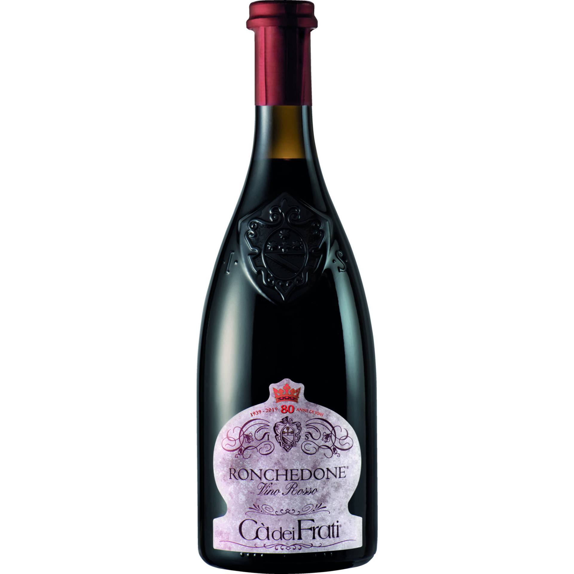 Ronchedone, Vino Rosso d´Italia, Magnum, Lombardei, 2021, Rotwein Ronchedone, Vino Rosso d´Italia, Magnum, Lombardei, 2021, Rotwein von Azienda Agricola ca die Frati di Dal Cero Pietro e Figli S.Ag.S Vitocoltori in Lugana di Simione-Italia