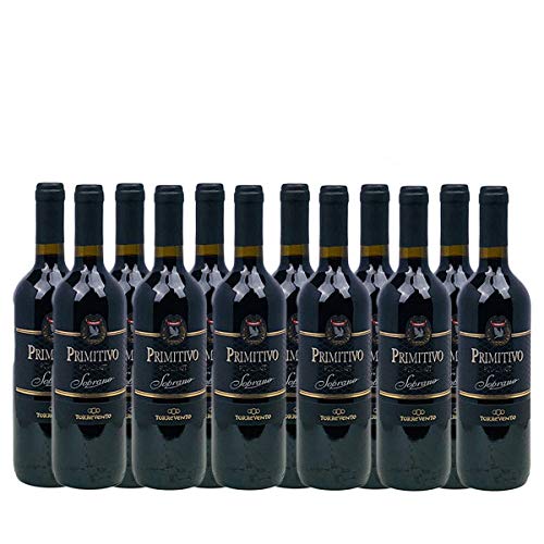 Rotwein Italien Primitivo Puglia IGT Soprano trocken (12x0,75L) von Azienda Vinicola Torrevento s-r-l. Corato Italien