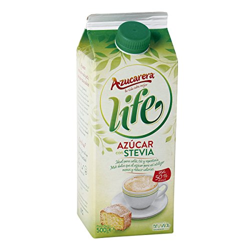 Azucarera Life Zucker mit Stevia 500 G 500 g von Azucarera