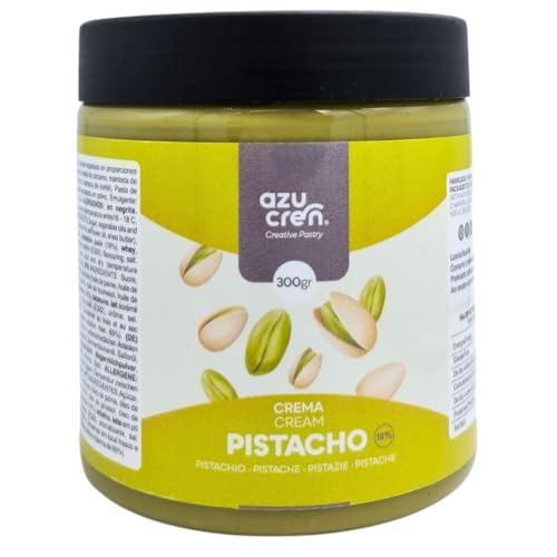 Azucren, Streichbare Pistaziencreme, süßer Geschmack, Krem Pistacjowy Ideal für Brot und zum Füllen von Kuchen, 300 Gramm Azucren, Streichbare Pistaziencreme, süßer Geschmack, Krem Pistacjowy Ideal für Brot und zum Füllen von Kuchen, 300 Gramm von Azucren