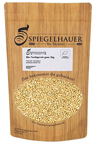 Bio Nacktgerste 1 kg für Gerstengras von Bäckerei Spiegelhauer