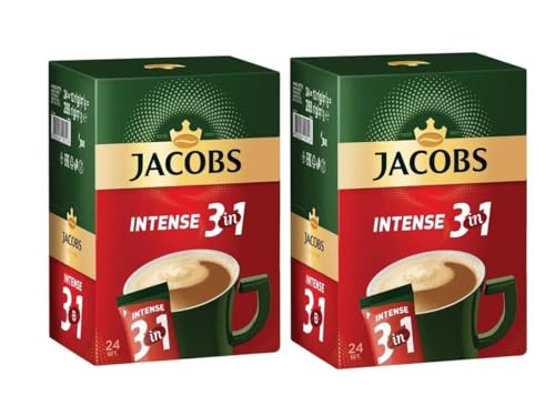 Jacobs 3-in-1 Intense Instantkaffee 48 Intensiver Kaffeegeschmack Einzelportionen Jacobs 3-in-1 Intense Instantkaffee 48 Intensiver Kaffeegeschmack Einzelportionen von B4B