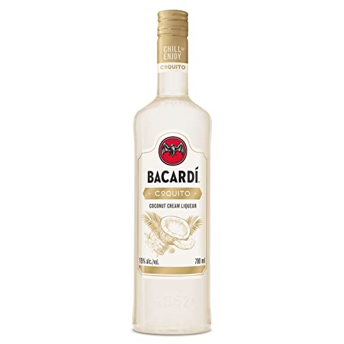 BACARDÍ Limited Edition Coquito, Coconut Cream Liqueur, mit BACARDÍ Rum und dem Geschmack von Vanille, Zimt und wärmenden Gewürzen, 15% Vol., 70 cl/700 ml von BACARDI