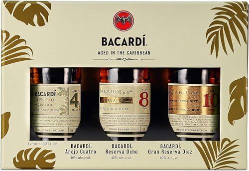 BACARDI Premium Rum Discovery Pack (3 x 0.1l) von BACARDI