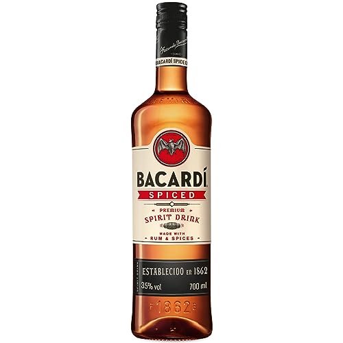 BACARDÍ Spiced, Premium-Spirituose aus fassgereiftem Rum, veredelt mit natürlichen Aromen und Gewürzen, 35% Vol., 70 cl/700 ml von BACARDI