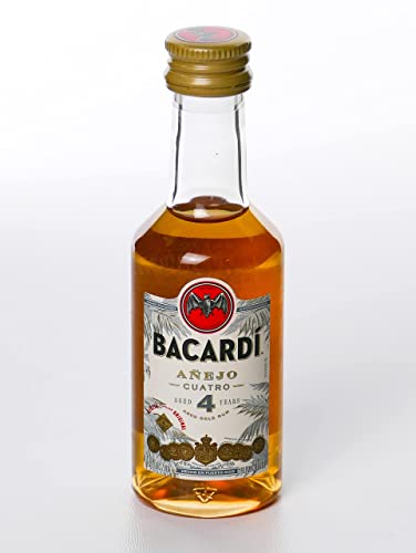 Bacardi Anejo 4 Rum, 0,05l (1 Stück) von BACARDI