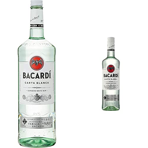 Bacardi Carta Blanca Rum (1 x 3 l) & Carta Blanca Rum (1 x 1 l) von BACARDI