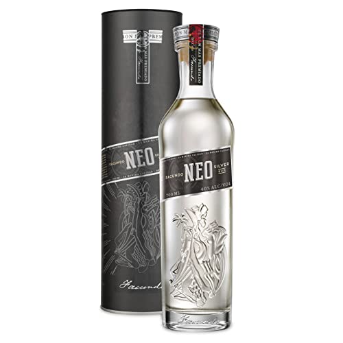 Facundo Neo Premium Blended White Rum in Geschenkbox, tropisch gereifter weißer Rum, bis zu 8 Jahre in Weißeiche gelagert, Holzkohlefilterung, BACARDÍ, ideal als Geschenk, 40% Vol., 70 cl/700 ml von BACARDI