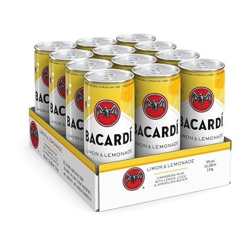Bacardi Limon alkoholisches Mischgetränk 10% 12-0,25l Dose von BACARDI