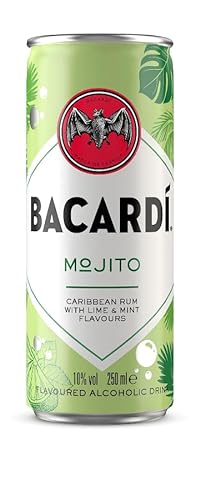 Bacardi Mojito alkoholisches Mischgetränk 10% 12-0,25l Dose von BACARDI