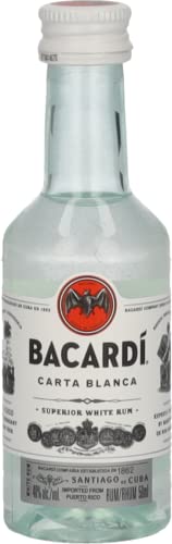 Bacardi Ron Carta Blanca Superior Pet Rum (1 x 0.05 l) von BACARDI