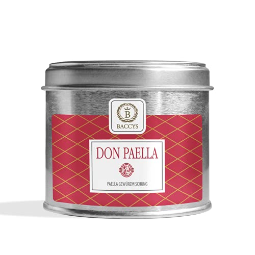 BACCYS Gewürzmischung DON PAELLA 85g, Aromadose mit Gewürzmischung für Paella, mediterrane Gewürze für spanische Reispfanne von BACCYS