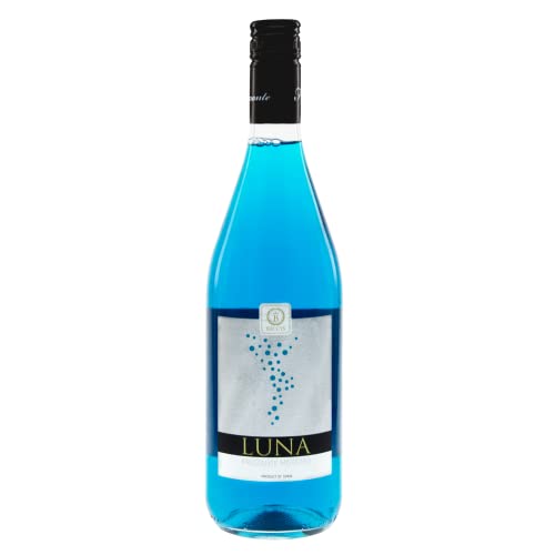 BACCYS Spanischer Weincocktail Luna 0,75l, blauer Wein süß und feinperlig, weinhaltiger Cocktail 5,5% Vol. mit blumigem Aroma von BACCYS