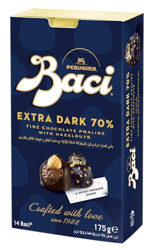 Baci Extra Dark Bijou, Dunkle Schokolade Trüffel mit Haselnüssen, 175 g Baci Extra Dark Bijou, Dunkle Schokolade Trüffel mit Haselnüssen, 175 g von BACI