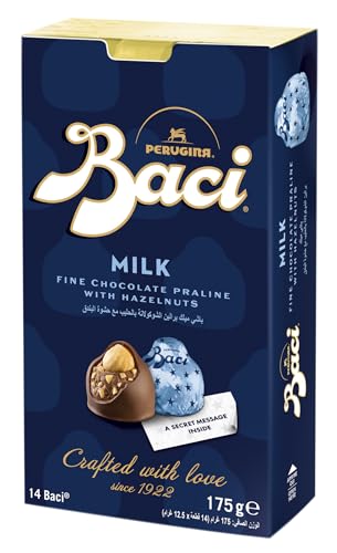 Baci Milch Bijou Schokolade, feiner Kakao-Trüffel mit Haselnüssen, 175 g (1er Pack) von BACI