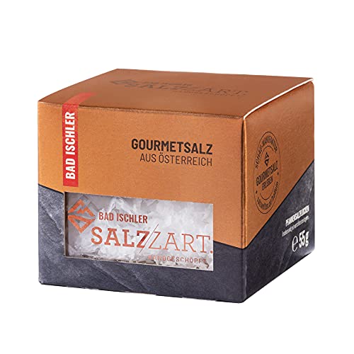 6 x BAD ISCHLER SALZZART. HANDGESCHÖPFT unjodiert 55g im Glas I Gourmetsalz zum Finishen pikanter und süßer Speisen I zarte Salzflocken aus natürlicher Natursole I erlesenes Pyramidensalz als Geschenk 6 x BAD ISCHLER SALZZART. HANDGESCHÖPFT unjodiert 55g im Glas I Gourmetsalz zum Finishen pikanter und süßer Speisen I zarte Salzflocken aus natürlicher Natursole I erlesenes Pyramidensalz als Geschenk von BAD ISCHLER SALZZART. HANDGESCHÖPFT.