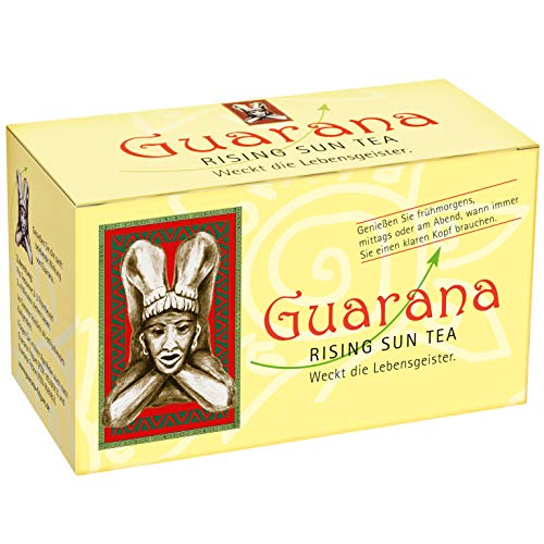 BADERs Guarana RISING SUN TEA aus der Apotheke. Schwarzer Tee mit Guarana. 20 Filterbeutel. PZN 0314597 von Ralf BADERs Gesundheit