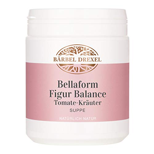 BÄRBEL DREXEL® Bellaform Figur Balance Tomate-Kräuter-Suppe (350g) 100% Vegane Herstellung Deutschland Zwischenmahlzeit, Ballaststoffreich, Ohne Soja + Palmfett, Ohne Geschmacksverstärker von BÄRBEL DREXEL
