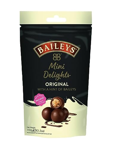 Baileys Chocolate Mini Delights | 1 x 102 g | zartschmelzende Mini-Pralinen | Pralinen Geschenk | gefüllt mit Bailey's Likör von Baileys