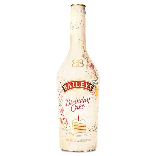 Baileys Birthday Cake | B-Corp zertifiziert | Original Irish Cream Likör | Köstlicher Geburtstagskuchen im Glas | Genuss auf Eis oder im Cocktail |Perfekt zum Verschenken| 17% Vol | 700ml von Baileys