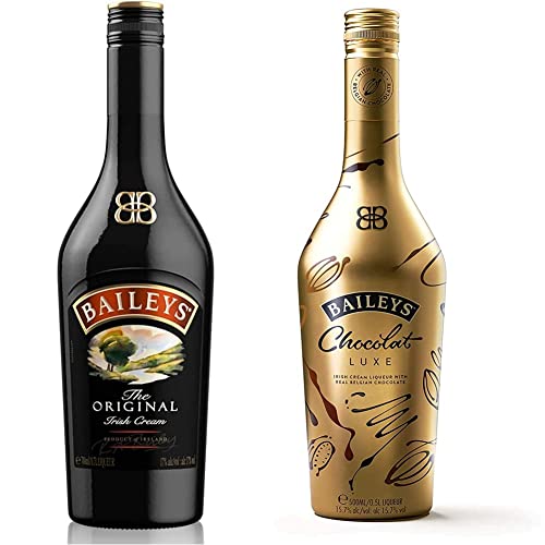 Baileys Original | 700ml | Irish Cream Likör + Baileys Chocolat Luxe Likör | 700ml | Sahnelikör von Baileys