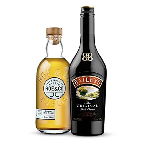 BAILEYS Irish Coffee Set: Irish Cream Likör (1 x 0.7 l) + Roe & Co Dublin Blended Irish Whiskey (1 x 0.7 l) von Baileys