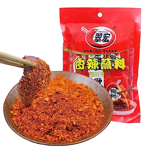 BAILINHOU Chinesisches Chili-Dip-Pulver, 100 g, Szechuan HotPot, Grill, BBQ Dipping Chili, würzige Gewürze von chinesischem Sichuan von BAILINHOU