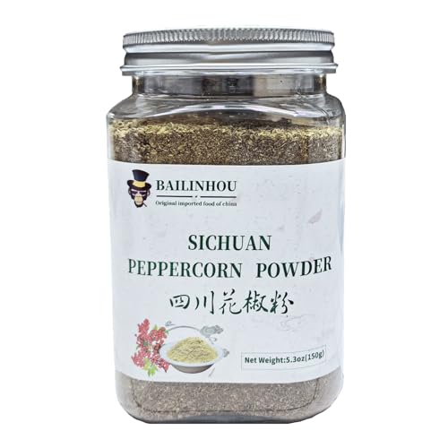 BAILINHOU Sichuan-Pfefferkornpulver, 150 g, Mapo Tofu und chinesische Küche, rote szechuanische Pfefferkörner, gemahlen, original importiert aus China. von BAILINHOU