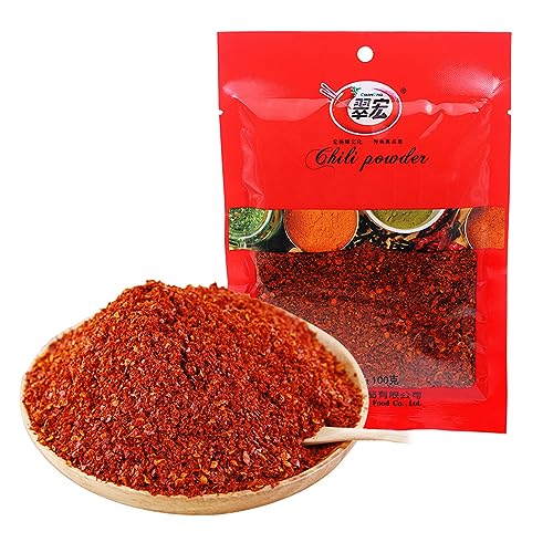 Chinesisches Sichuan Rotes Chili-Pulver, 100g/3,52 oz, Originalimport aus Szechuan, China von BAILINHOU