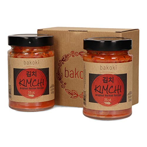 Bakoki® Premium KIMCHI Hot Originales koreanisches Rezept (2 x 300g) von BAKOKI