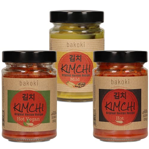 Bakoki KIMCHI Originales koreanisches Rezept - 3er Pack von BAKOKI