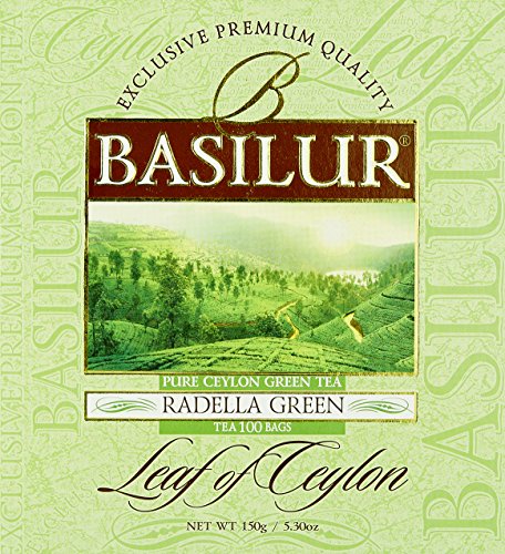 BASILUR Leaf of Ceylon Radella grüner Tee 100x1,5g von Basilur