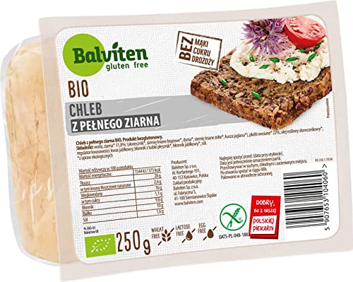 VOLLKORNBROT GLUTENFREI BIO 250 g - BALVITEN VOLLKORNBROT GLUTENFREI BIO 250 g - BALVITEN von BALVITEN