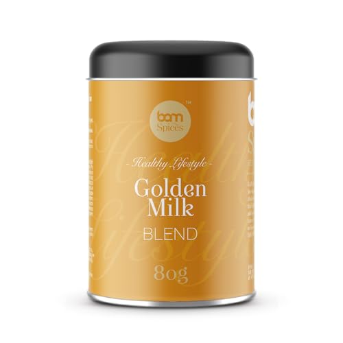 BAM Gewürzmischungen, Perfekt zum Kochen, Backen, Grillen Würzmischung (Golden Milk, 80 g) von BAM