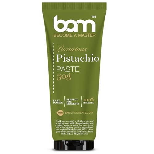 BAM Pistazienpaste, 100% Pistazien, Natürliche Paste für Desserts und Backwaren BAM Pistazienpaste, 100% Pistazien, Natürliche Paste für Desserts und Backwaren von BAM