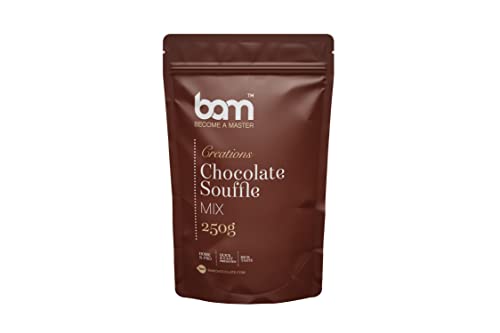 BAM Dessert-Mischungen, schnelle und einfache Zubereitung, Backen für Zuhause und Profi, reichhaltiger Geschmack (Schokoladensoufflé-Mix, 250 g) von BAM