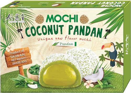 BAMBOO HOUSE Mochi, Kokosnuss Pandan - 1 x 180 g von BAMBOO HOUSE